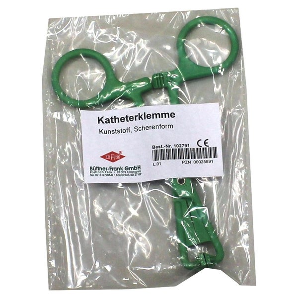 Katheterklemme Scherenform Kunststoff 1 St