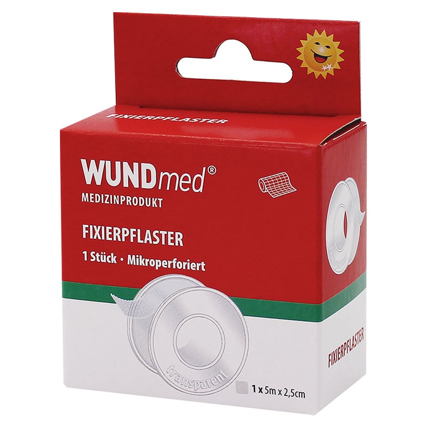 Fixierpflaster 2,5 cmx5 m transparent 1 St