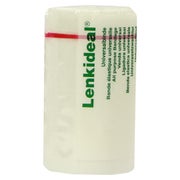 Produktabbildung: Lohmann & Rauscher Lenkideal Idealbinde, dauerelastisch, mit Verbandklammern, weiß - 1 Stück, einzeln eingesiegelt, Maße: 8 cm x 5 m 1 St