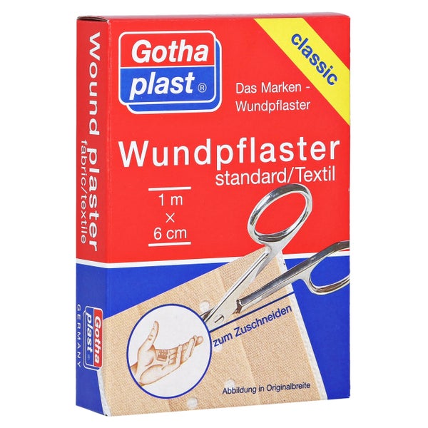 Gothaplast Wundpflaster 1mx6cm 1 St