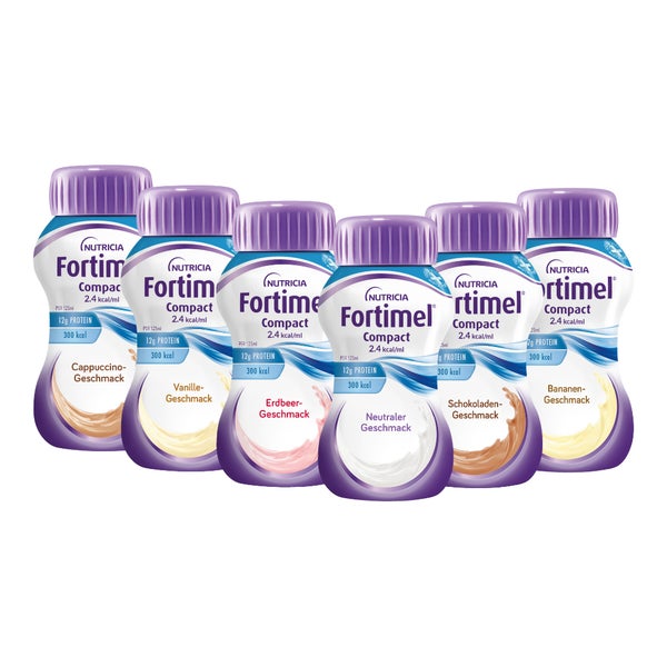 Fortimel Compact 2.4 kcal/ml Trinknahrung Mischkarton 8X4X125 ml