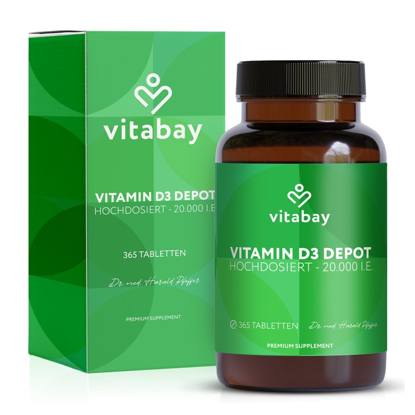 Vitabay Vitamin D3 Depot 20.000 I.E. 365 St