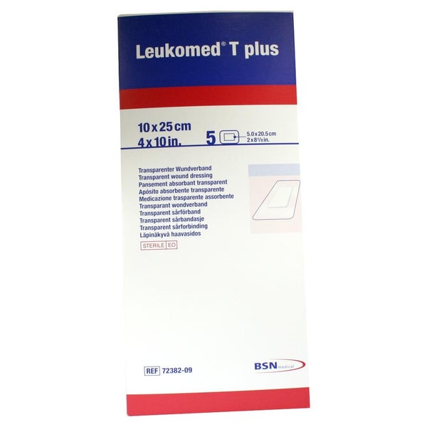 Leukomed Transp.plus Sterile Pflaster 10 5 St