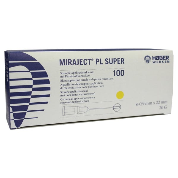 Miraject PL Super Luer Pastenkanüle 0,9 x 22mm 100 St