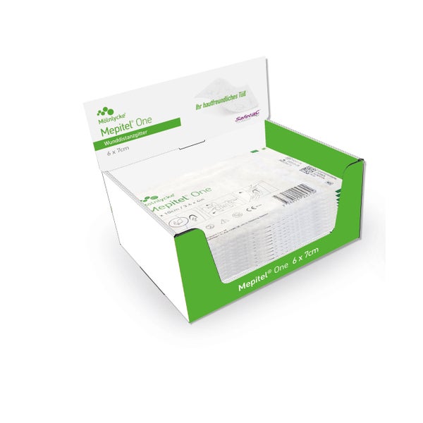 Mepitel One 6x7 cm Silikon Netzverband 5 St