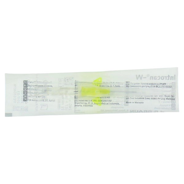 Introcan W Kanüle 0,7x19 mm m.Fixierflüg 1 St