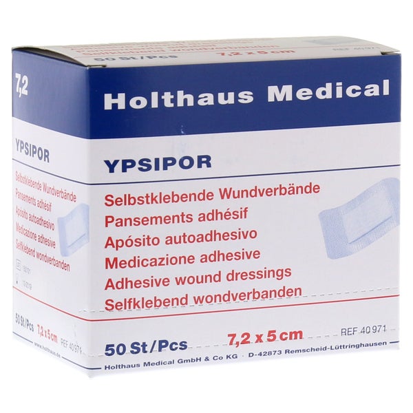 Wundverband Steril Ypsipor 5x7,2 cm 50 St