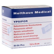 Holthaus Medical YPSIPOR Wundverband steril - 7,2 x 5 cm (50 Stck.) 50 St