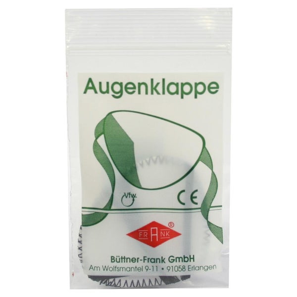 Augenklappe mit Gummiband schwarz 1 St
