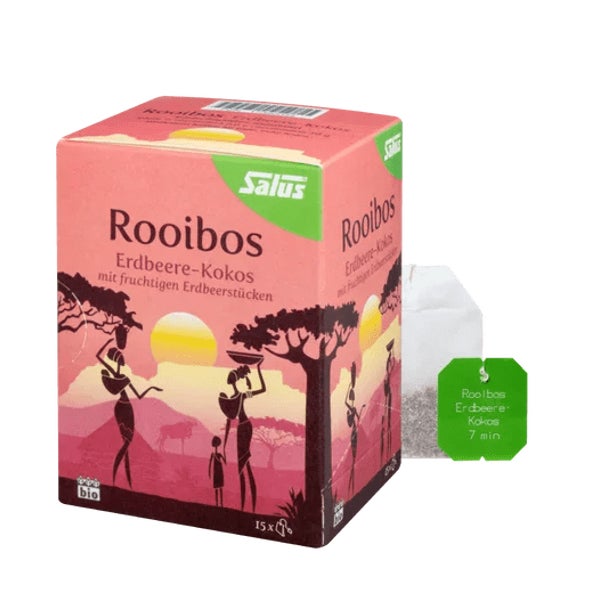 Rooibos Tee Erdbeere-kokos Kräut.frü.tee Bio Salus 15 St