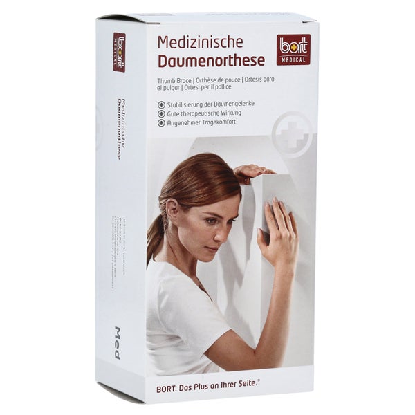 BORT Soft Daumenschiene kurz M schwarz 1 St