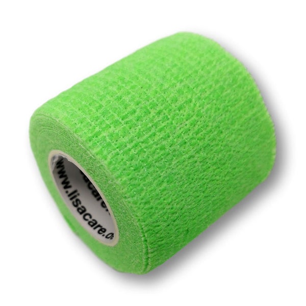 LisaCare selbstklebender Verband - Neongrün - 5cm x 4,5cm 1 St