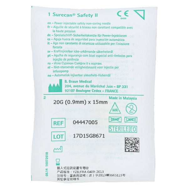 Surecan Safety II Portkanüle 20 Gx15 mm 1 St