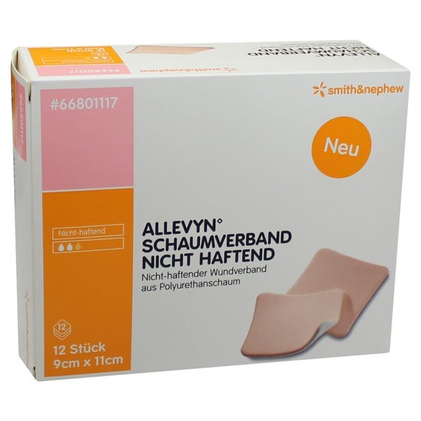 Allevyn Schaumverband 9x11 cm nicht haft 12 St