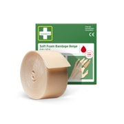 Cederroth Fingerverband Soft Foam, selbstklebend, 6 cm x 4,5 m - Beige 1 St