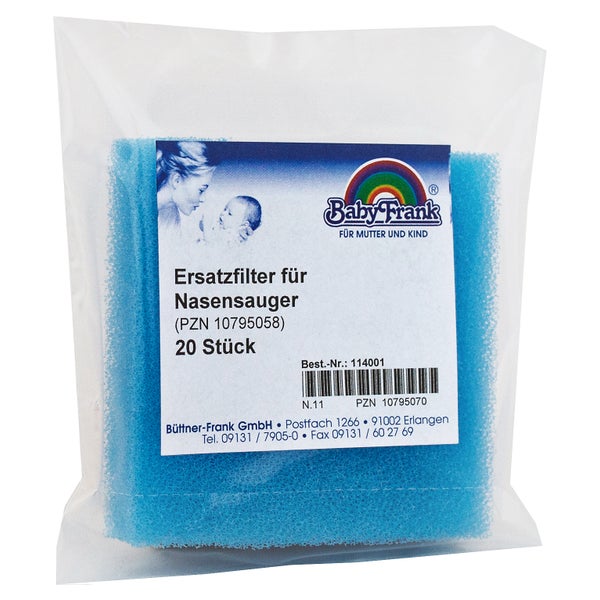 Nasensekretabsauger Ersatzfilter Baby 20 St