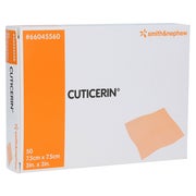 Cuticerin 7,5x7,5 cm Gaze m.Salbenbeschi 50 St