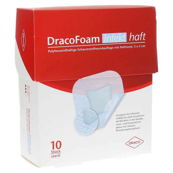 Dracofoam Infekt haft Schaumst.Wundauf.5 10 St