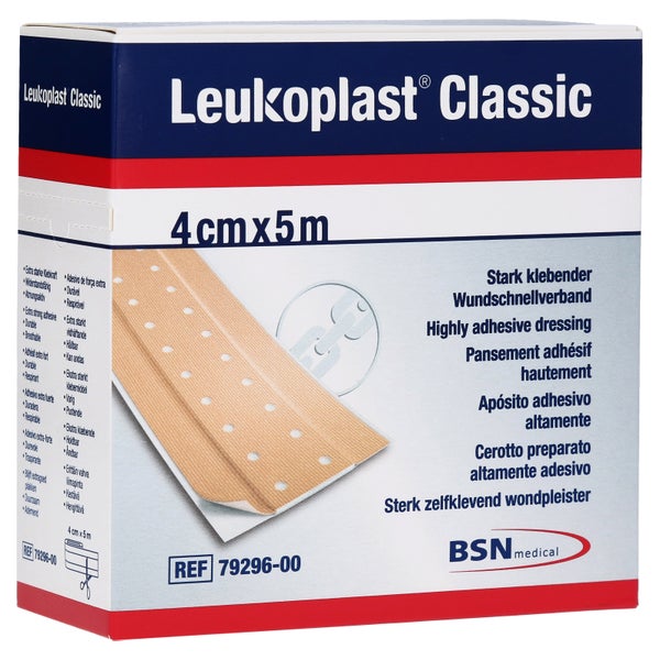 Leukoplast Classic Pflaster 4 cmx5 m Rol 1 St