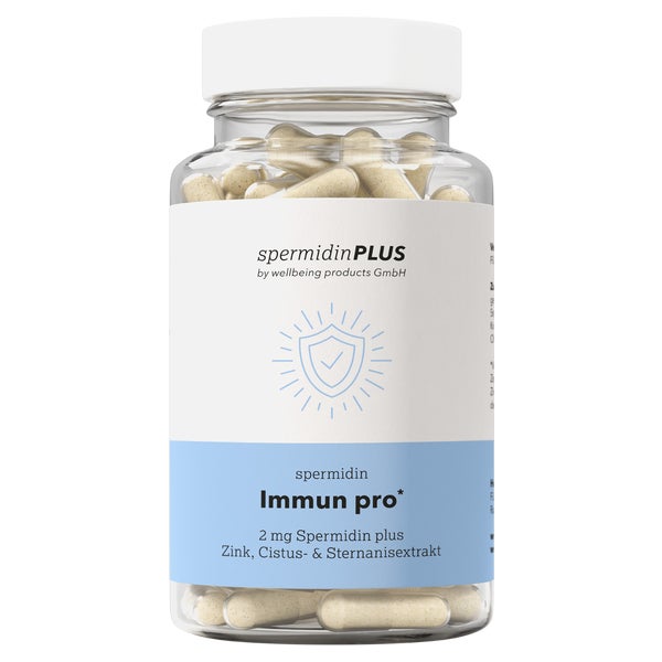 SpermidinPLUS Immun pro | Weizenkeimextrakt | Vitamin C 60 St