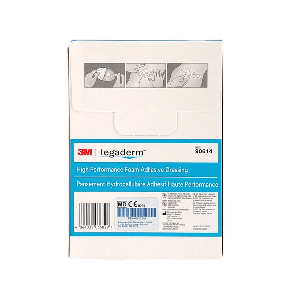 3M Tegaderm Foam Adhesive 6,9 x 7,6 cm oval 10 St