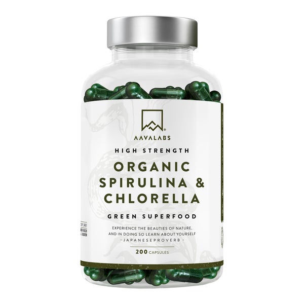 AAVALABS Spirulina & Chlorella Komplex vegan 200 St