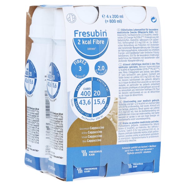 Fresubin 2 kcal Fibre DRINK Cappuccino T 4X200 ml