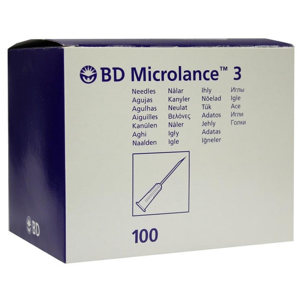 BD Microlance Kanüle 24 G 1 0,55x25 mm 100 St