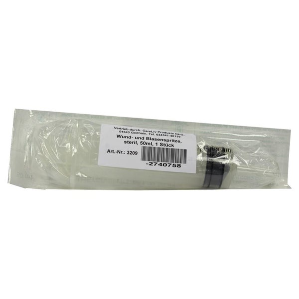 WUND UND Blasenspritze 50 ml steril 1 St