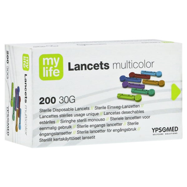 Mylife Lancets Multicolor 200 St