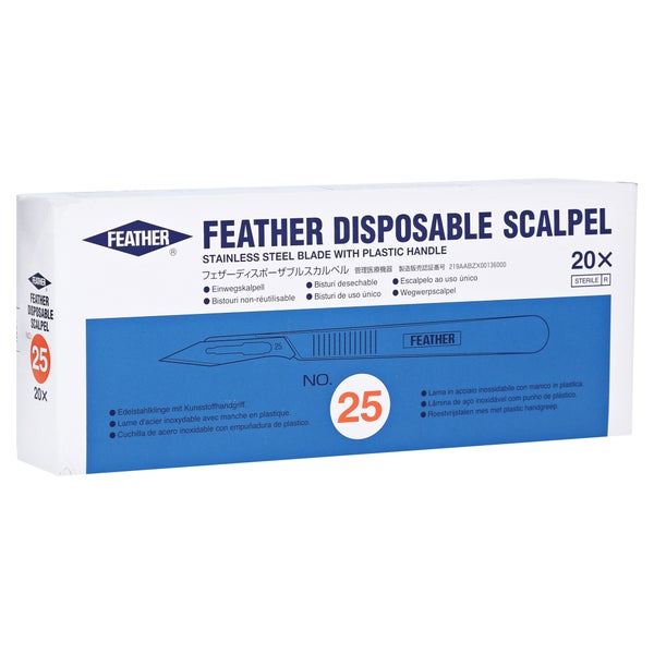Skalpell Einmal Figur 25 Feather 20 St
