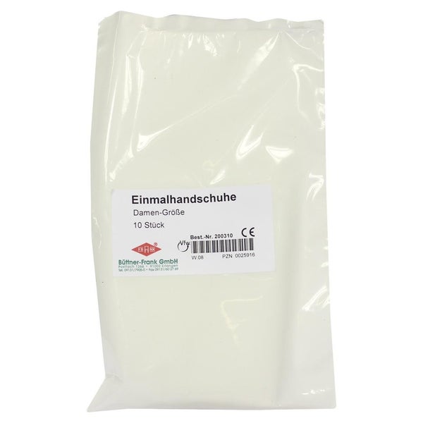 Handschuhe Einmal Unters.damen 10 St