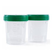 Urinbecher 120 ml gradu.beschr.m.Schraub 1 St
