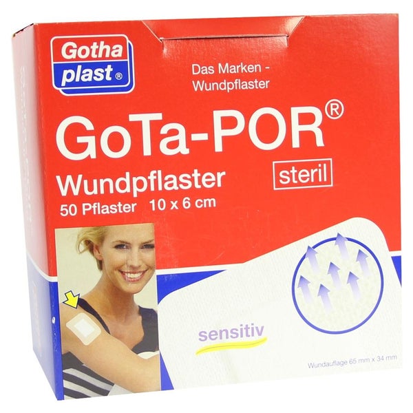Gota-por Wundpflaster Steril 60x100 mm 50 St