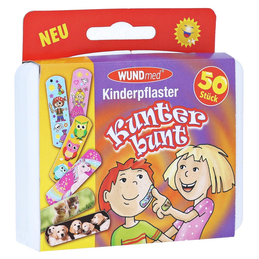Kinderpflaster Kunterbunt 50 St