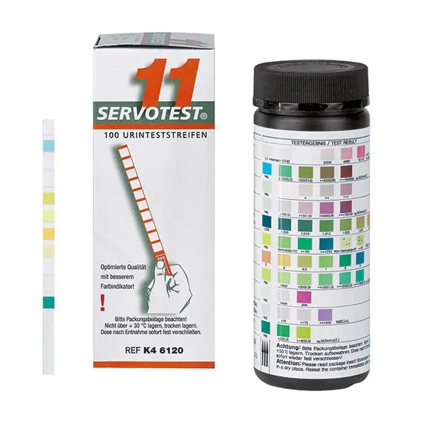 Servotest 11 Diagnose Urinteststreifen - 11 Parameter 100 St