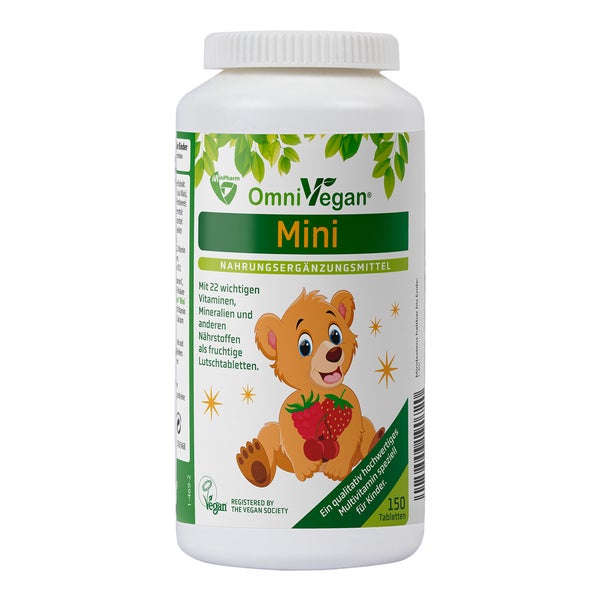 Omnivegan mini Multivitamine f.Kinder Lu 150 St