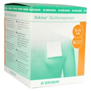 B.Braun Askina Mullkompressen 8-fach steril - 5 x 5 cm (25 x 2 Stck.) 25X2 St