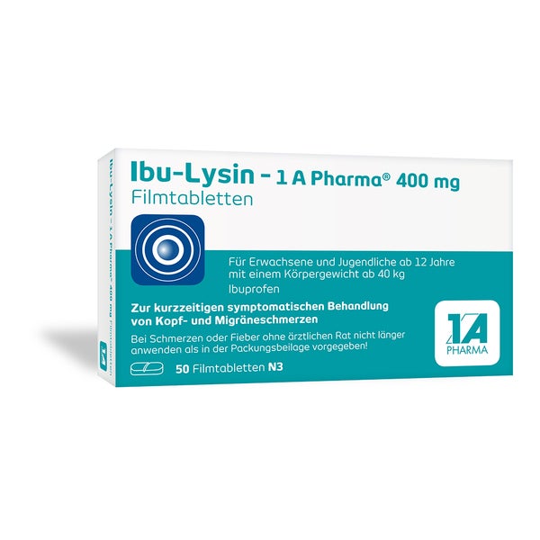 1 A Pharma Ibu-Lysin 400 mg 50 St