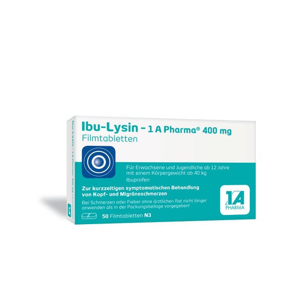 1 A Pharma Ibu-Lysin 400 mg 50 St