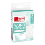 WEPA Wundverband 7,2 x 5 cm steril 5 St