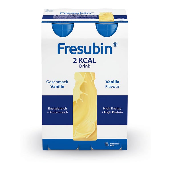 Fresubin 2 kcal Vanille hochkalorische Trinknahrung 4X200 ml