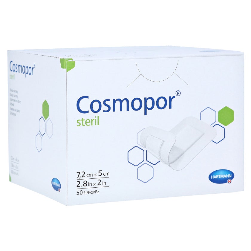 Hartmann Cosmopor Steril Wundverband - 7,2 x 5 cm (50 Stck.) 50 St