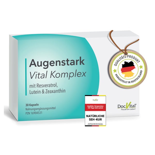DocVital® Augenstark – Lutein, Zeaxanthin & Vitamine 30 St