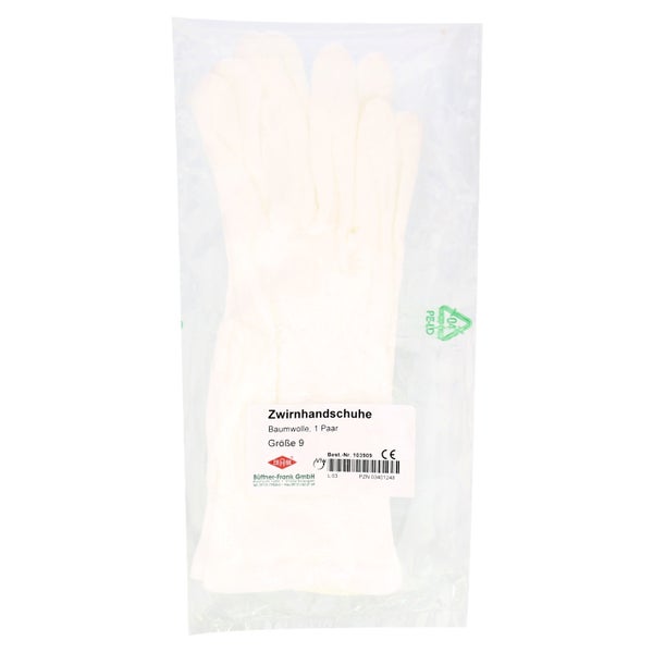 Handschuhe OP Baumwolle Gr.9 2 St