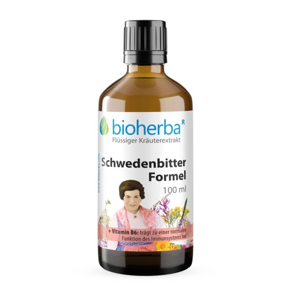 Bioherba Schwedenbitter Formel Tropfen Tinktur 100 ml
