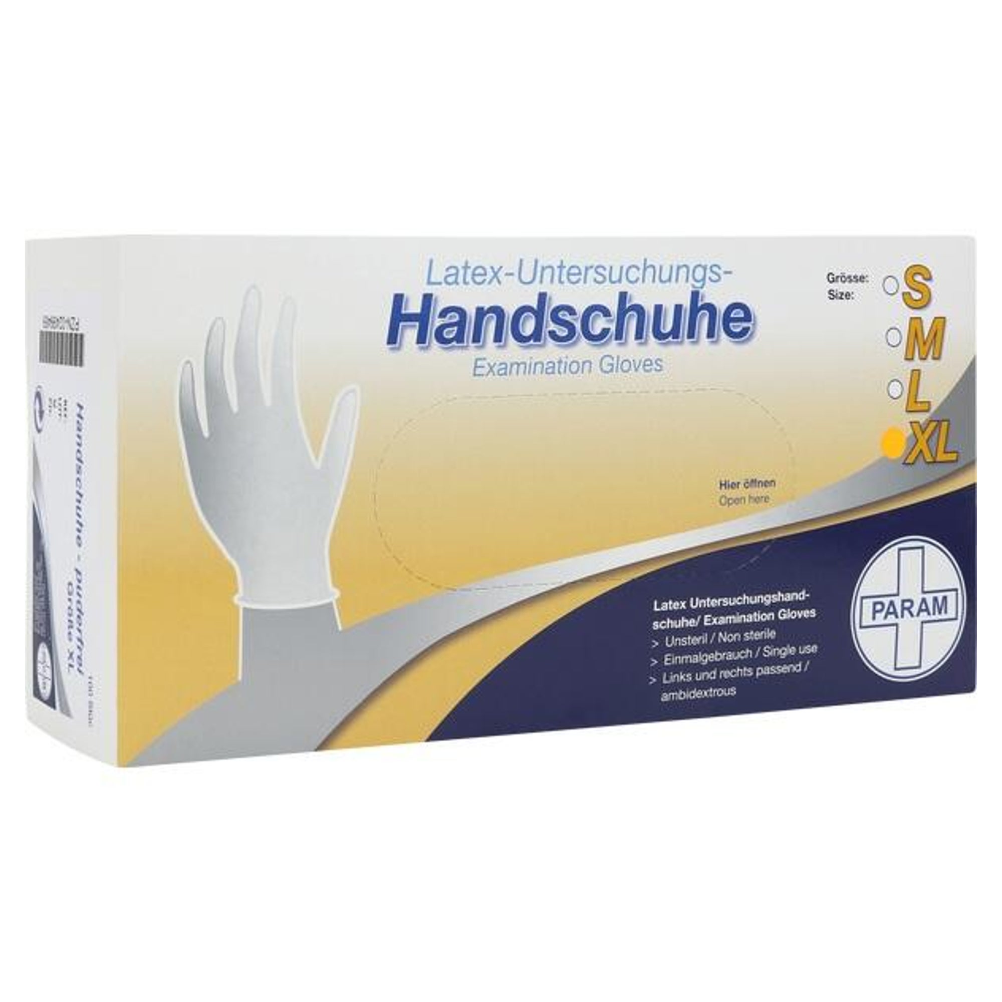 HANDSCHUHE Einmal Latex puderfrei XL kaufen | medpex