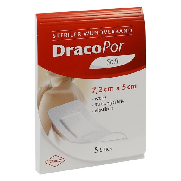 Dracopor Wundverband 5x7,2 cm steril 5 St