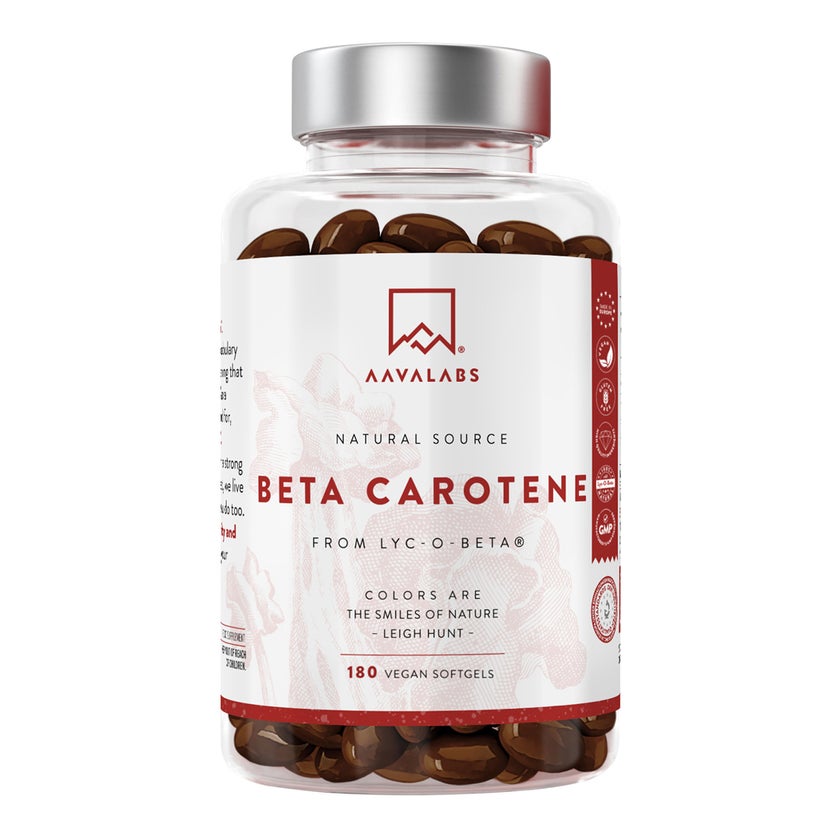 AAVALABS Beta Carotin Vitamin A vegan 180 St