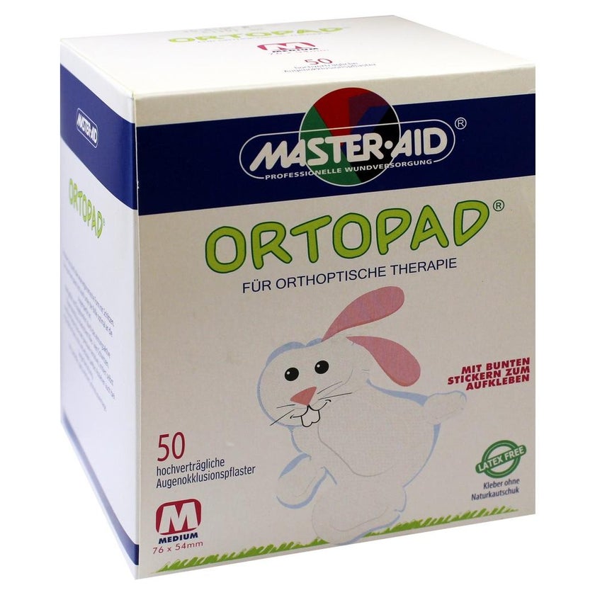 Ortopad Medium Augenokklusionspflaster 50 St